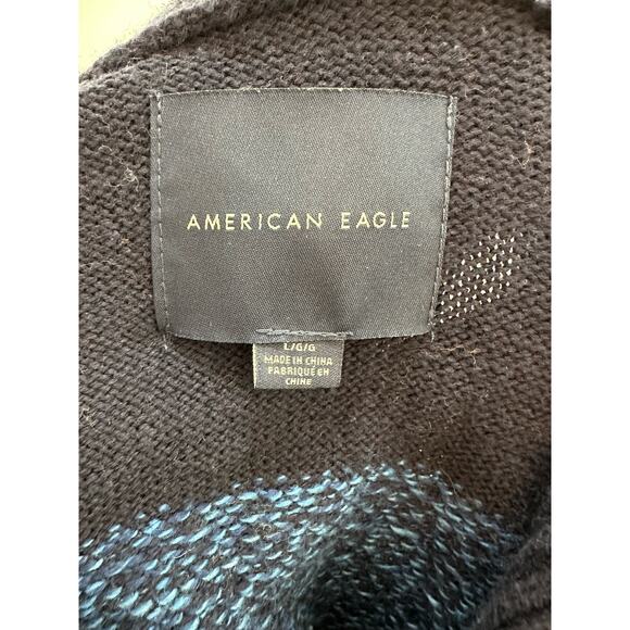 American Eagle Outfitters Sweater Mens Large Aztec Southwestern Pullover Grandpa - Picture 4 of 5